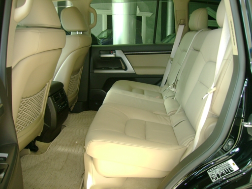 Rear interior